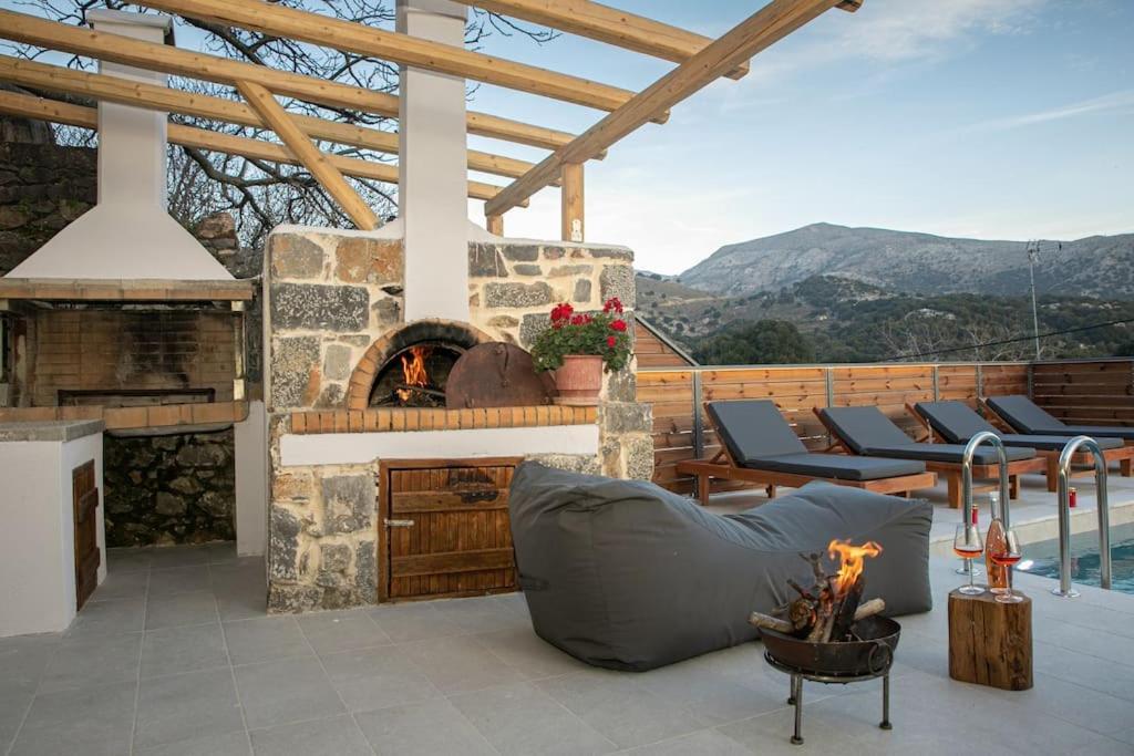 Lasithi Luxury Villa Mesa Lasithi Экстерьер фото