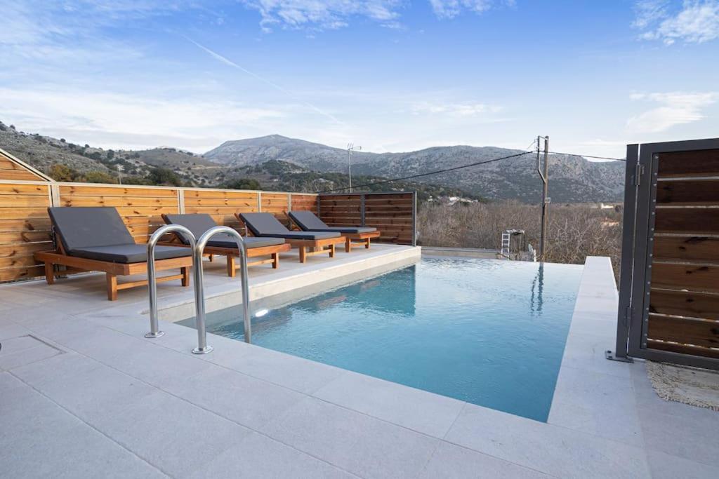 Lasithi Luxury Villa Mesa Lasithi Экстерьер фото